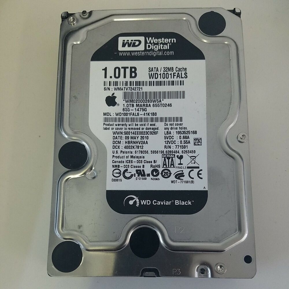 WD1001FALS WESTERN DIGITAL SATA HARD DRIVE 1.0TB WD1001FALS RPM7200 3.5''